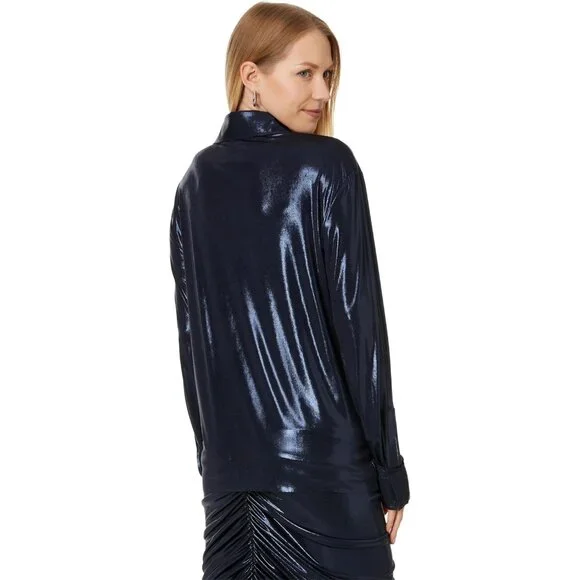 Women's Nk Shirt W/Collar Stand